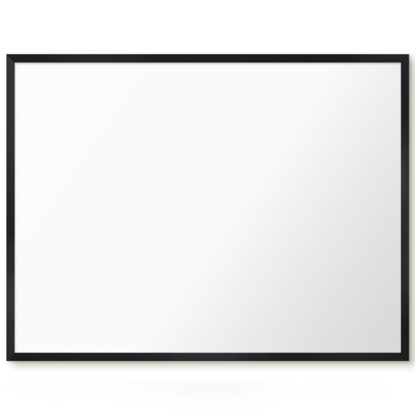 Tablica magnetyczna z nadrukiem w czarnej ramie, 80x60 Wallfluent, 8240068
