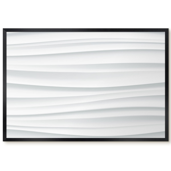Tablica magnetyczna z nadrukiem w czarnej ramie, 60x40 Wallfluent, 8240082