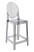 Inny kolor wybarwienia: Krzesło barowe VICTORIA 65 cm dymione - poliwęglan