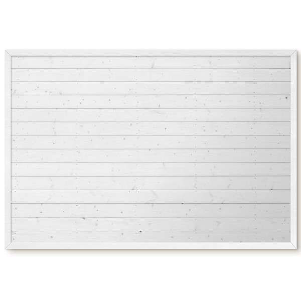 Tablica magnetyczna z nadrukiem w białej ramie, Białe deski 60x40, 8240110