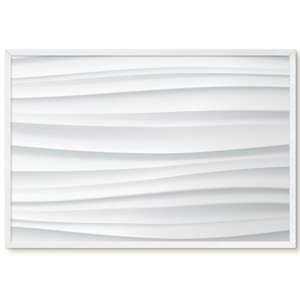 Tablica magnetyczna z nadrukiem w białej ramie, 60x40 Wallfluent, 8240194