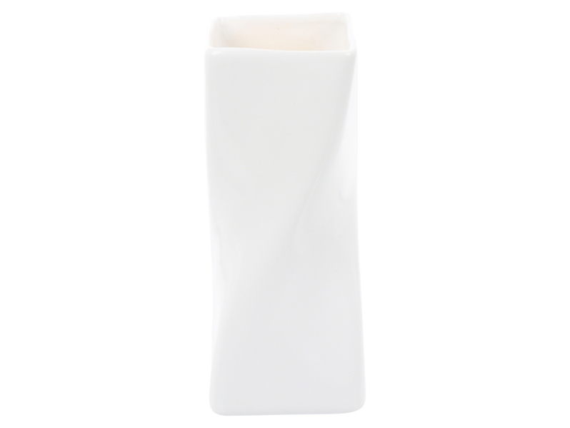 wazon skrętny ceramiczny biały, 824102