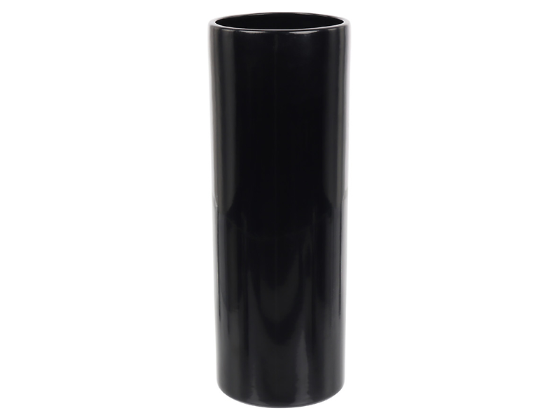 wazon cylinder ceramiczny czarny, 824104