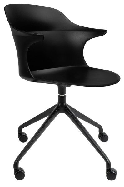 Krzesło biurowe obrotowe BRAZO czarne, 824397