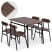Zestaw Mebli Do Jadalni Kuchni Stół + 4 Krzesła Oslo Modernhome, 8244089