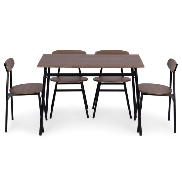 Zestaw Mebli Do Jadalni Kuchni Stół + 4 Krzesła Oslo Modernhome, 8244091