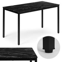Stół do kuchni jadalni 120x60 cm czarny ModernHome