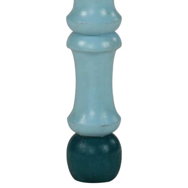 Stolik kawowy turkusowy 54 x 54 x 30 cm Drewno vidaXL, 8244513