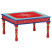 Stolik kawowy Czerwony 54 x 54 x 30 cm Drewno vidaXL, 8244570