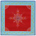 Stolik kawowy Czerwony 54 x 54 x 30 cm Drewno vidaXL, 8244572