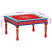 Stolik kawowy Czerwony 54 x 54 x 30 cm Drewno vidaXL, 8244576