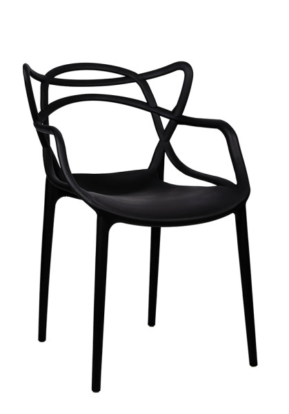MODESTO krzesło HILO czarne - polipropylen, 825825