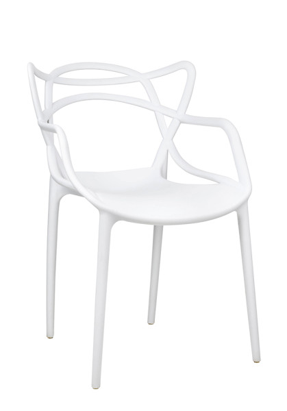 MODESTO krzesło HILO białe - polipropylen, 825848