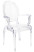 Produkt: Krzesło PRINCE ARM transparentne - poliwęglan