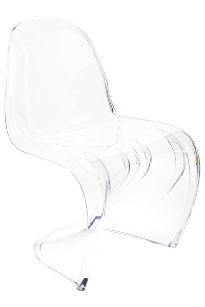 Krzesło HOVER PC transparentne - poliwęglan, 826292