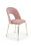 Inny kolor wybarwienia: Krzesło Solin różowe/ złote