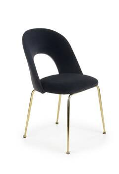 Krzesło Solin czarne/ złote, 827133