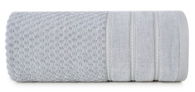 Ręcznik Adore 30x50 srebrny o strukturze krateczki 500 g/m2