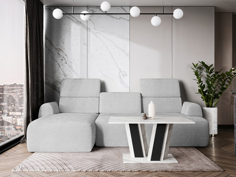 Stolik kawowy 60x100 cm do salonu MASTER biały, 8277607