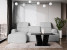 Stolik kawowy 60x100 cm do salonu MASTER czarny marmur, 8277627
