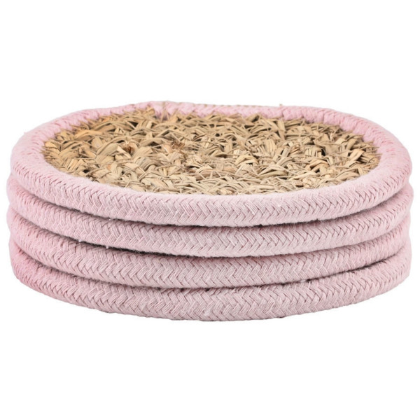 Podkładki pod kubek 4 szt. Gaia Pink, 8280219