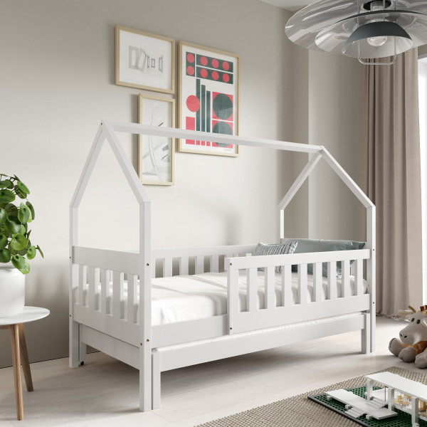 Łóżko dziecięce BAMBINA 80x160, Białe, 8286245