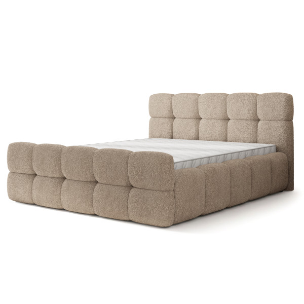 Łóżko Tapicerowane ELIZJA ze stelażem i pojemnikiem 120x200 cm, 8298085