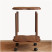 Mobilny stolik kawowy w kształcie koniczyny, orzechowy 60x60x48cm STL26, 8298938