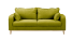 Inny kolor wybarwienia: Ropez Beata sofa 3 osobowa wysokie nóżki mikrofibra zielony