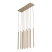 Lampa Wisząca Tk Lighting Ferro Beżowa Ryflowana Tuba Sopel Rurka 10X G9, 8306065