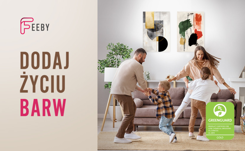 Obraz do salonu sypialni, Jasna abstrakcja w beżach z czarnymi 20x30, 8325210