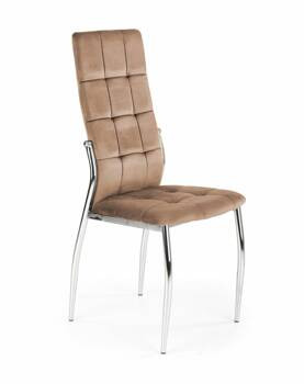 Krzesło Melani beżowe velvet, 832914