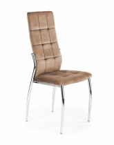 Krzesło Melani beżowe velvet