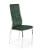 Inny kolor wybarwienia: Krzesło Melani zielone velvet