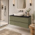 Blat łazienkowy laminowany do szafki 60cm 60,5×46cm Czarny (0190PE), 8343887