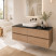 Blat łazienkowy laminowany do szafki 60cm 60,5×46cm Czarny (0190PE), 8343888