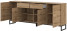Komoda do salonu 209 cm na nóżkach z szufladami dąb wotan LENTO, 8359874