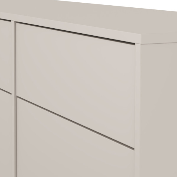 Komoda kaszmirowa z szufladami i drzwiami 209 cm LENTO, 8360250