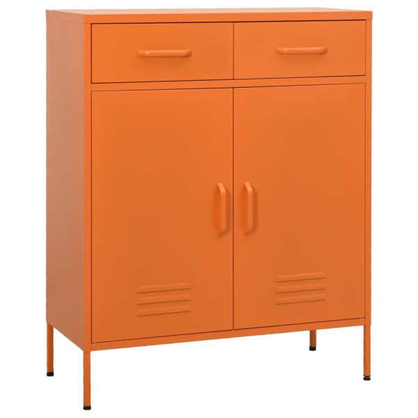 Szafka Pomarańczowy Stal vidaXL, 8370222