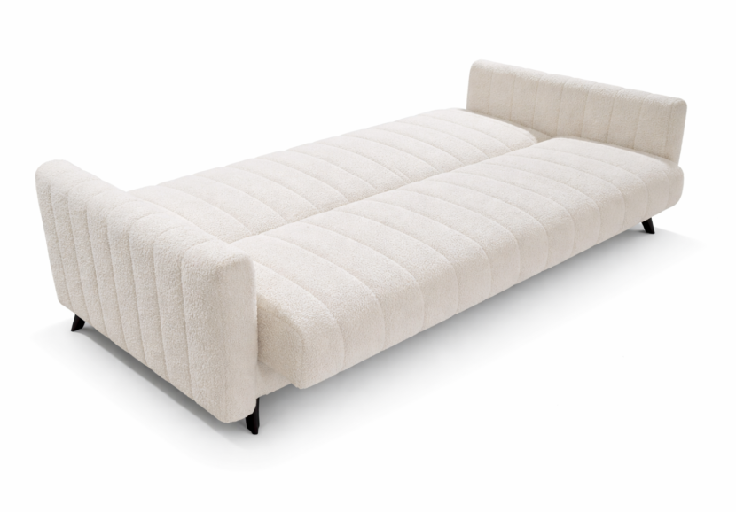 Sofa wersalka rozkładana BAMBO Lambi 9 biała 210 cm funkcja spania, 8371224