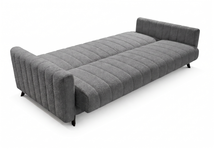 Sofa wersalka rozkładana BAMBO Lambi 12 szara 210 cm funkcja spania, 8371237