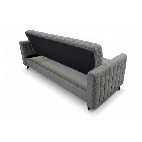 Sofa wersalka rozkładana BAMBO Lambi 12 szara 210 cm funkcja spania, 8371238
