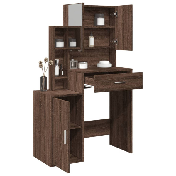 Toaletka Brąz Drewno vidaXL, 8376036