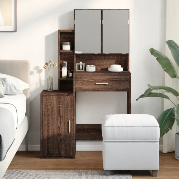 Toaletka Brąz Drewno vidaXL, 8376037