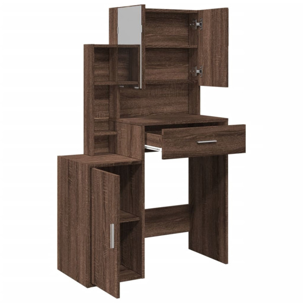 Toaletka Brąz Drewno vidaXL, 8376042