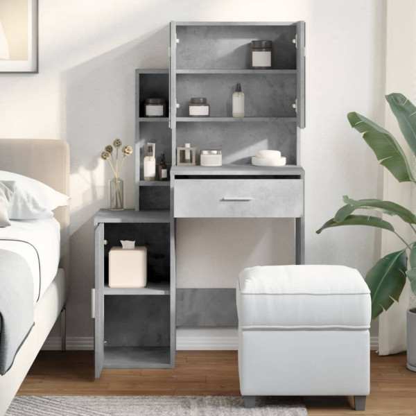 Toaletka Szary Drewno vidaXL, 8376092