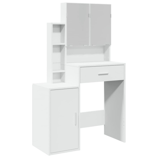 Toaletka Biały Drewno vidaXL, 8376441