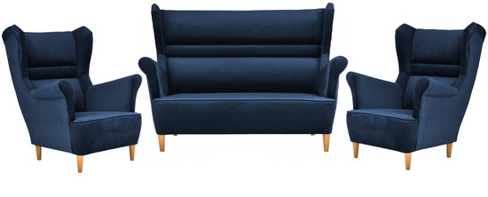 Zestaw wypoczynkowy sofa + 2 fotele Family Meble, 839015
