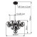 Żyrandol Grappy 56143-13 Globo, 8399215