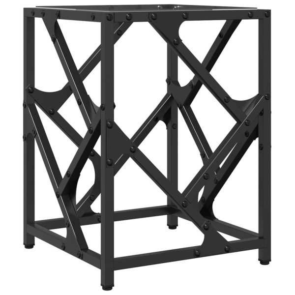 Stolik kawowy Przezroczysta 30 x 30 x 41 cm Materiał drewnopochodny, 8404619